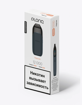 Купить Одноразовый Pod Plonq Prime 12000 - Персик (12000 затяжек)