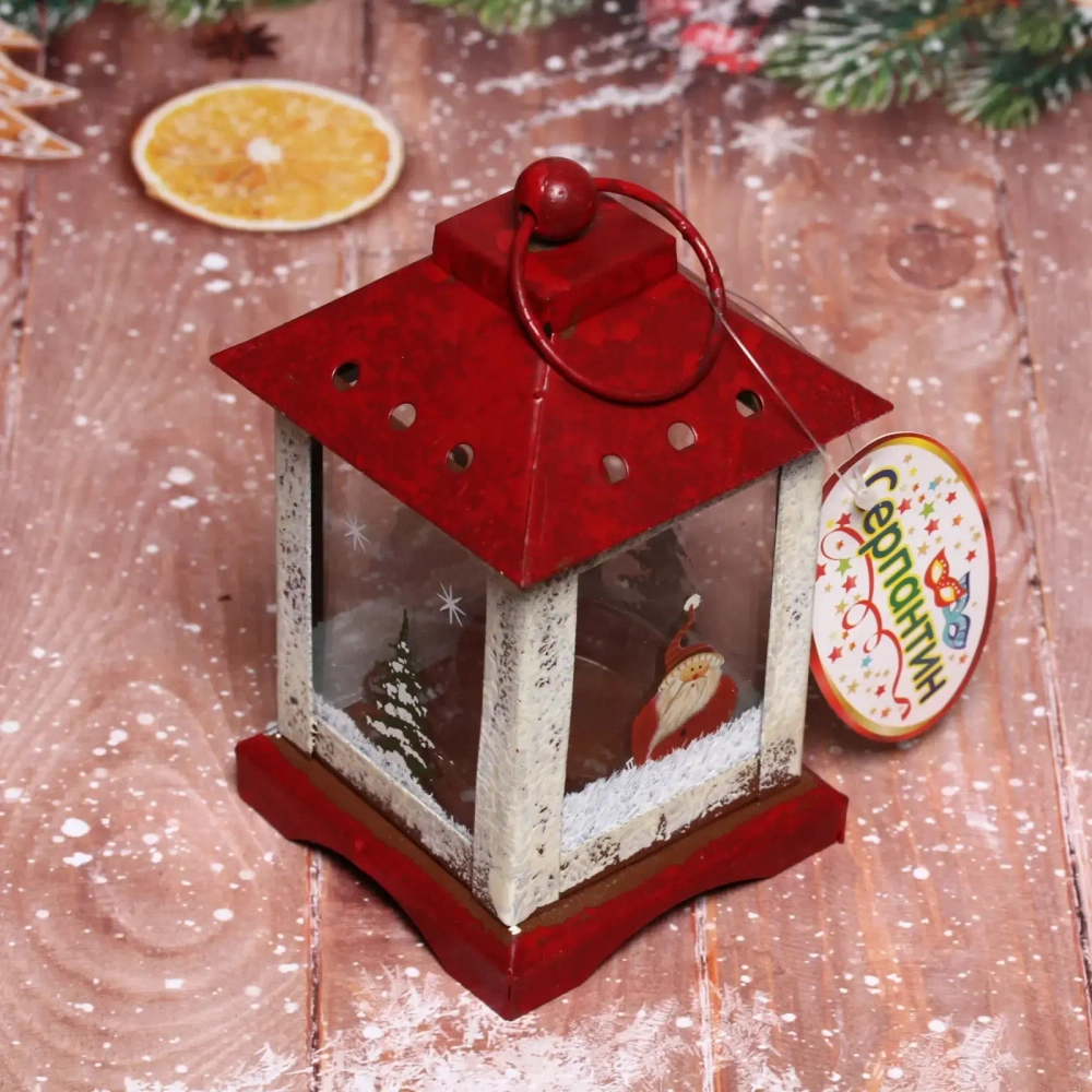 Подсвечник «Новогодняя сказка - Фонарь» 13,5 см