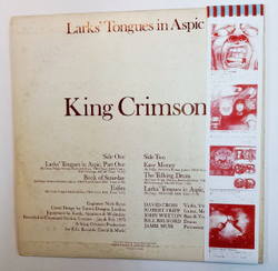 Винтажная виниловая пластинка King Crimson Larks' Tongues In Aspic (Japan 1973)