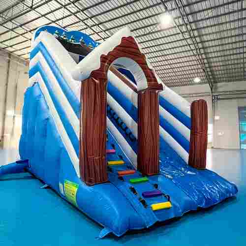 Коммерческий надувной батут «Зимняя горка Арктика», 6*4*6 м