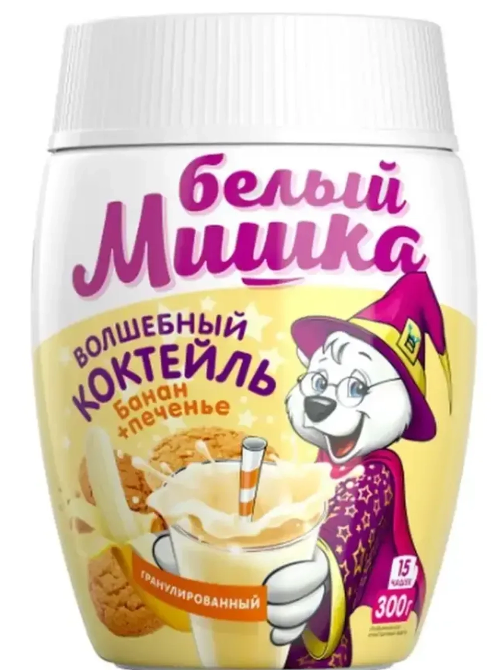 Молочный коктейль Банан-печенье, 300 г