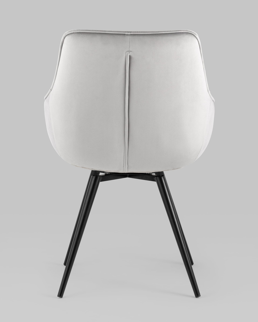 Стул вращающийся Сеул велюр светло-серый