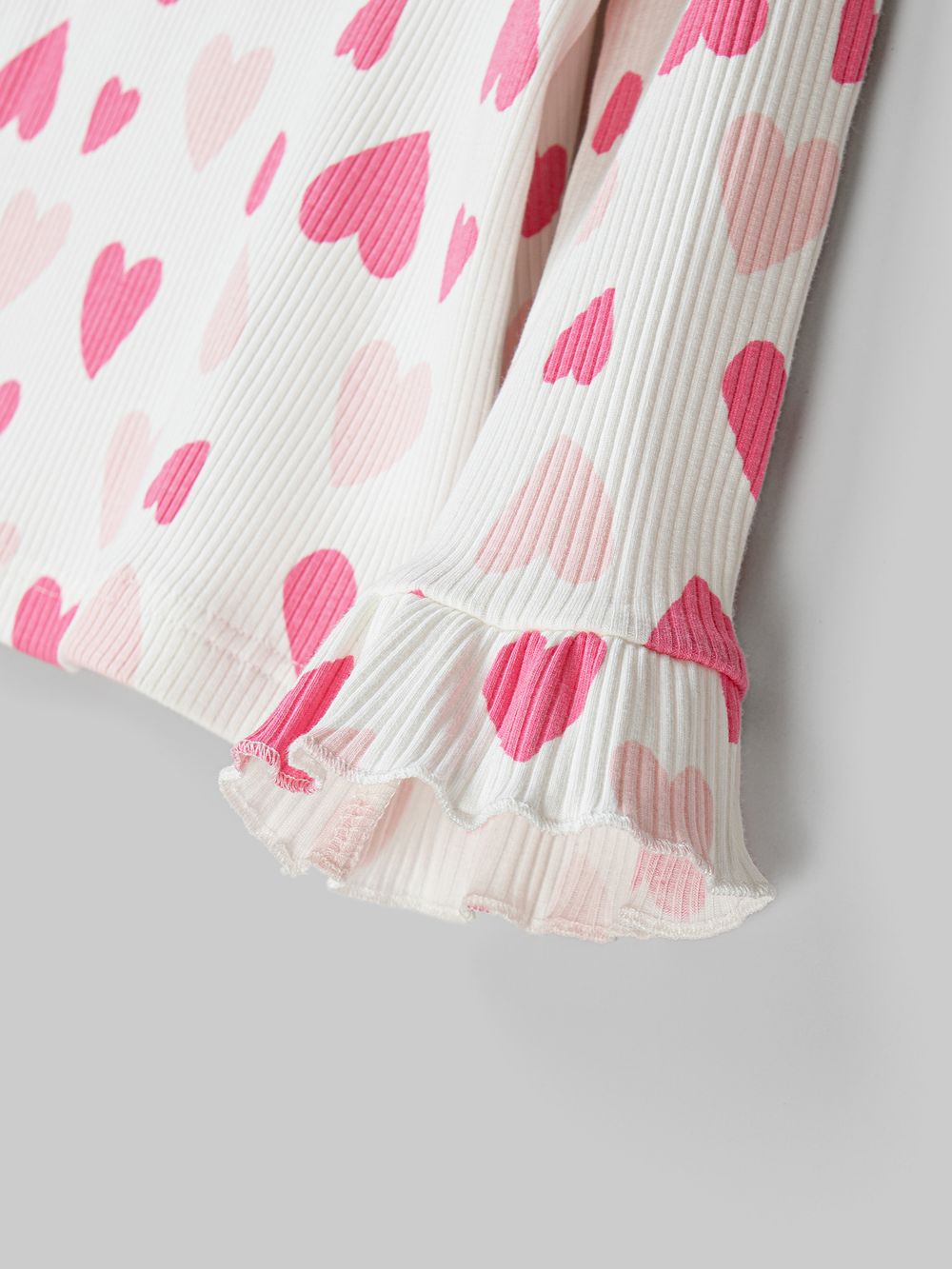 Лонгслив "Розовые сердечки"