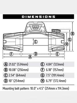Лебёдка WARN VR EVO 10-S