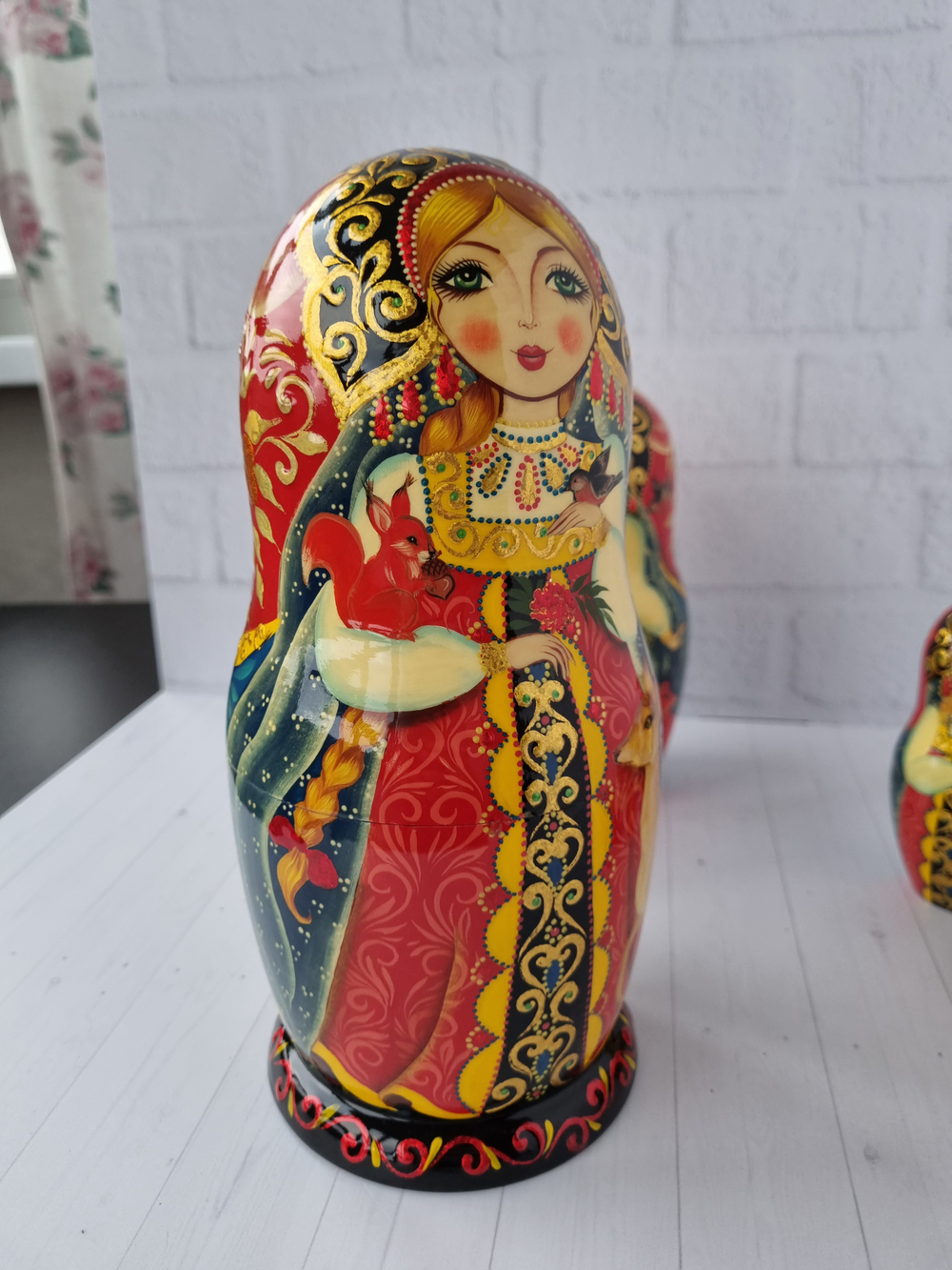 Матрешка авторская "Лесняночка" 7мест