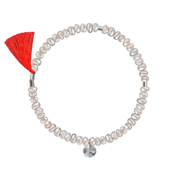 браслет из серебряного жемчуга (3,5 мм)