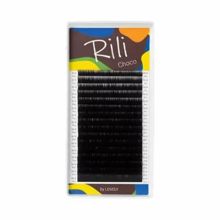 Ресницы темно-коричневые Rili Choco - 16 линий