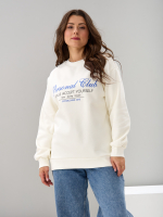 Толстовка Кис-090/экрю-п