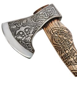 Секира Родослава TP-21 Топор большой с гравировкой «Маска Одина»