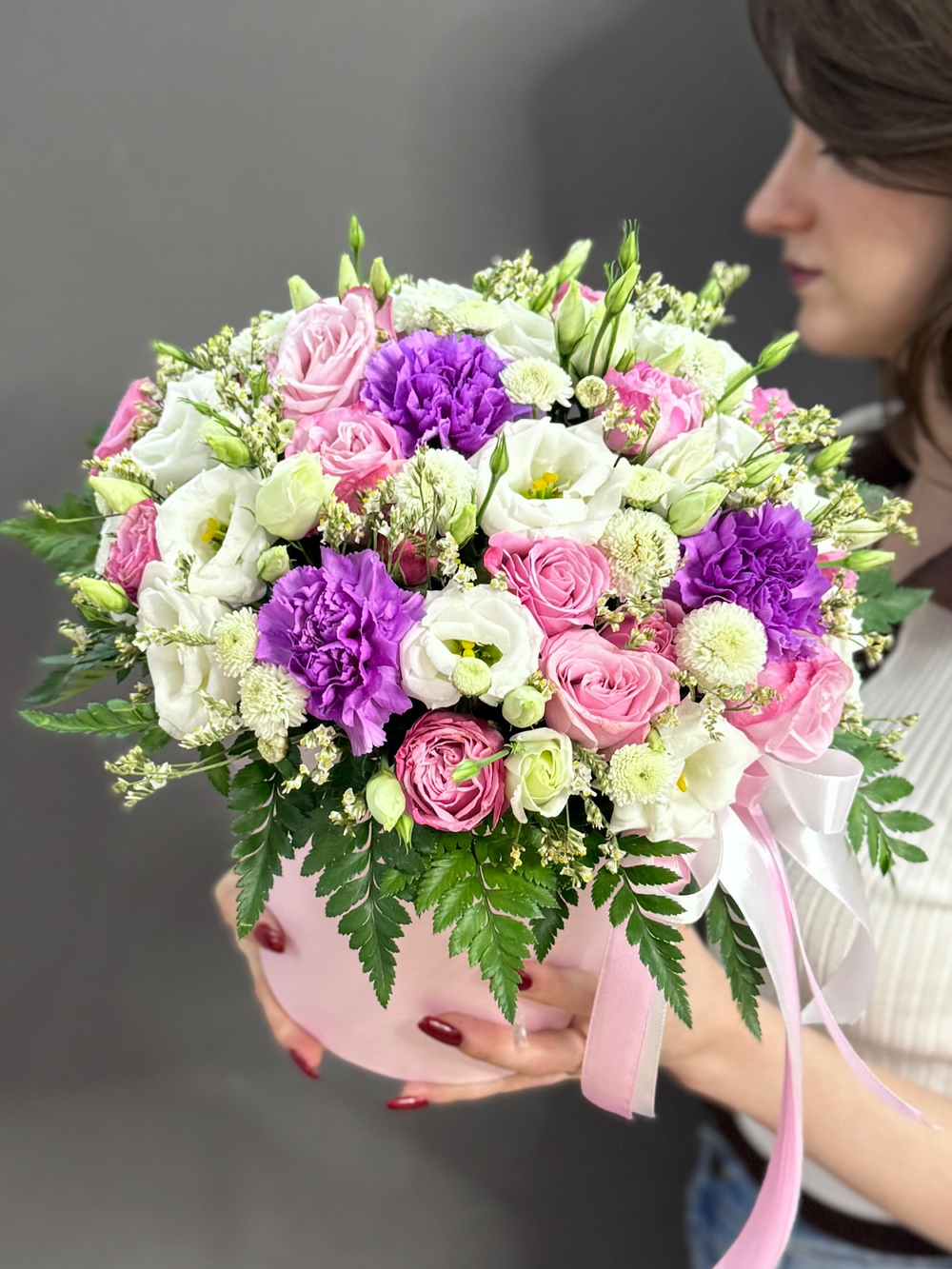 Авторская композиция в розовой гамме