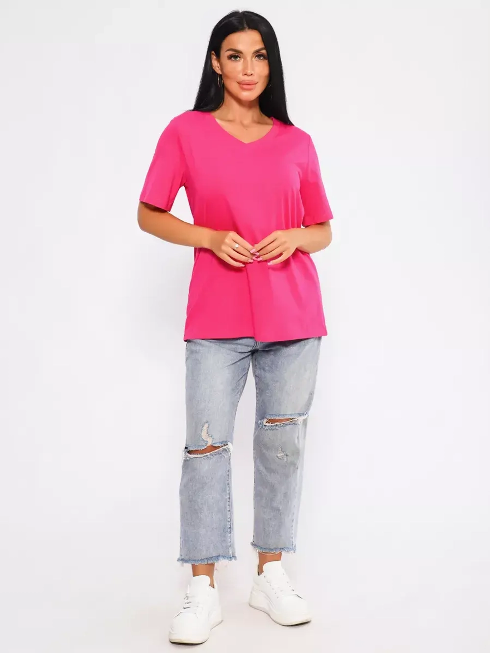 Футболка базовая большие размеры