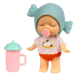 Пупс спящий + пластм. конфета на палочке, в ассорт. на блист. 15,6*6*24,6 см.