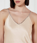 Сатиновое платье Marc Cain - бежевый(YC 21.19 W46)