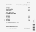 Chick Corea / Piano Improvisations Vol.1 (CD)