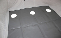 Универсальный пол к палатке для зимней рыбалки (1.80х1.80м) 3 лунки