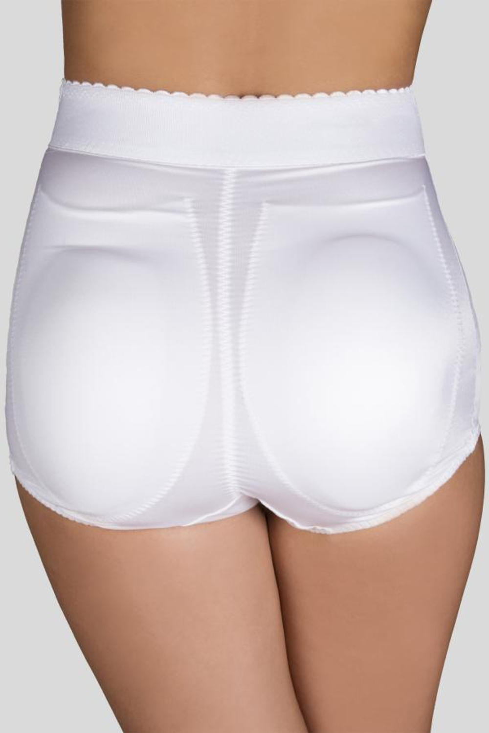 Шелковистые трусы с завышенной талией и пуш-ап эффектом (Размер: 2X) (Цвет: кофейный)