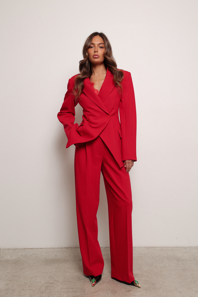 Брюки красные