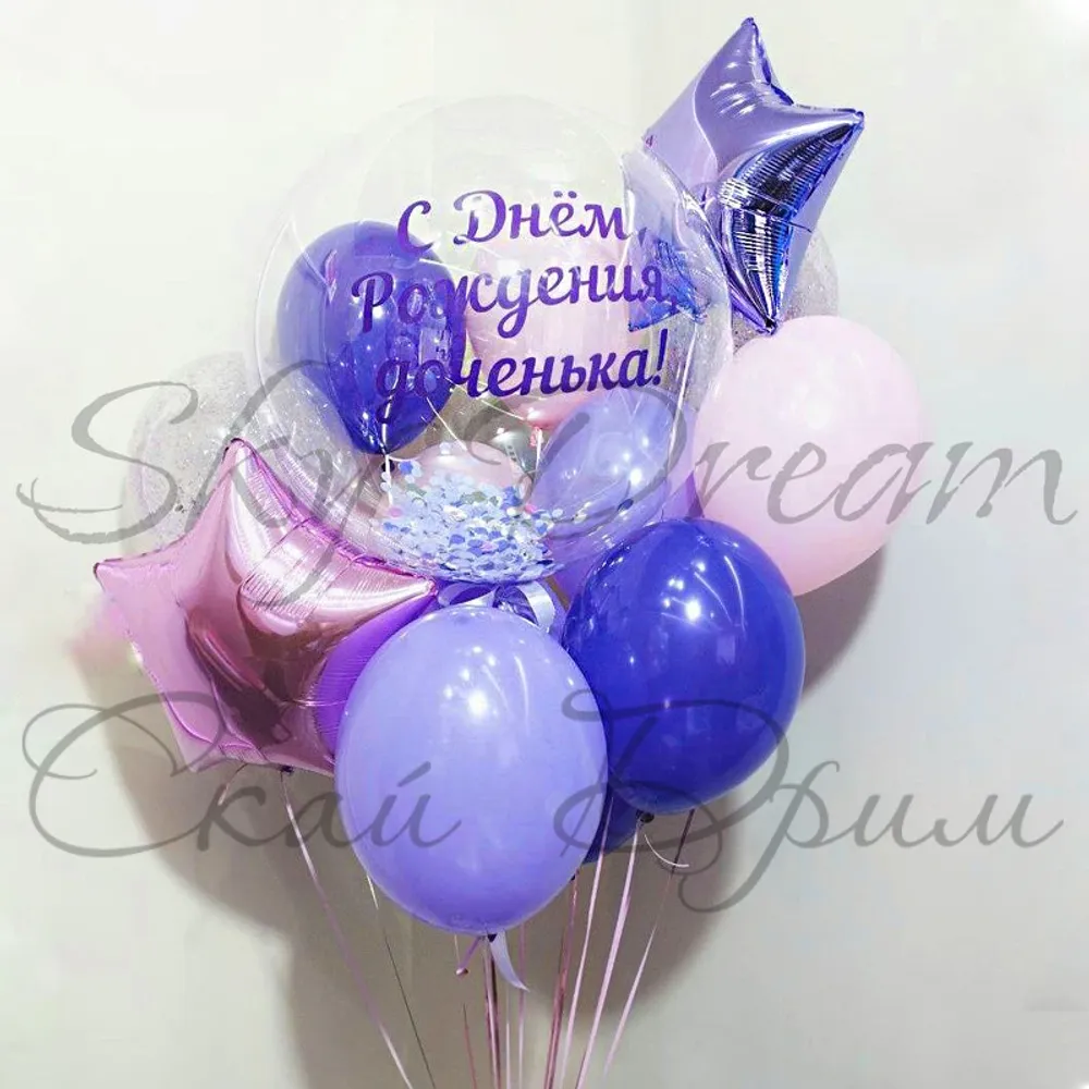 Букет из шаров Доченьке