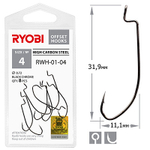 Крючок офсетный рыболовный RWH-01 №06 ( 2 упк по 8шт)