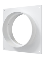 Площадка торцевая SKNP фланец D125 соединитель 165х150 пластик ERA