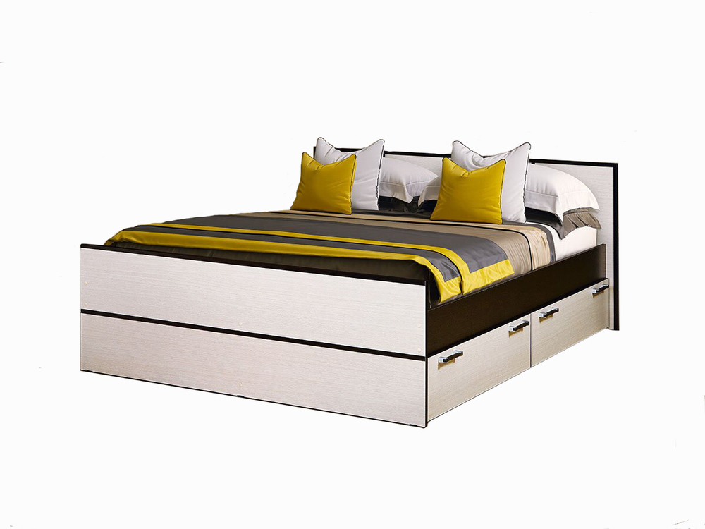 Кровать с выдвижными ящиками Фиеста-19 (Сакура) 900*2000