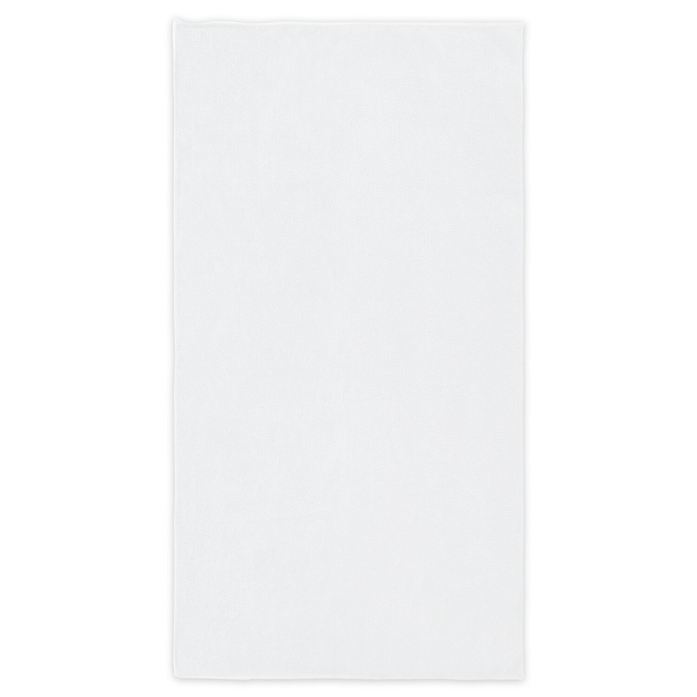 Салфетка из МИКРОФИБРЫ 40х80 см WHITE ULTRA DENSE OVERLOCK белая 280 г/м2 LAIMA HOME (5 штук в упаковке)
