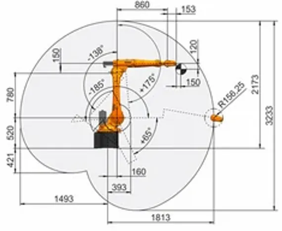 Промышленный робот KUKA KR IONTEC KR 20 R3100