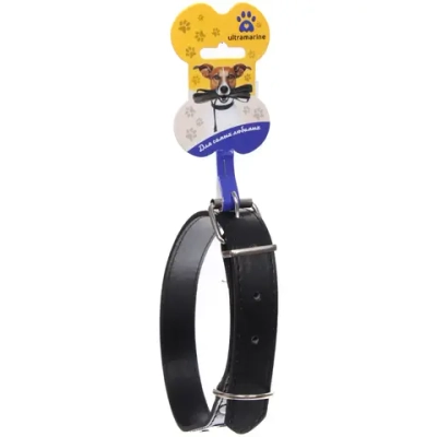 Ошейник для собак из искусственной кожи «БРО на Стиле», цвет черный, 2,5*57см (бирка)