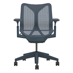 Кресло Herman Miller Cosm, низкая спинка, цвет Nightfall, регулируемые подлокотники