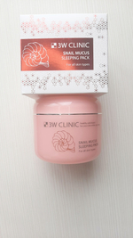 Ночная маска с муцином улитки 3W Clinic Snail Mucus Sleeping Pack, 100 мл.