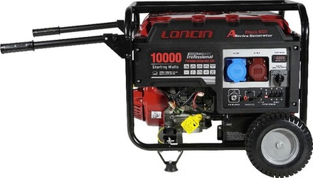 Генератор бензиновый LONCIN LC10000D-AS трехфазный/однофазный-без ограничений 00-00153759