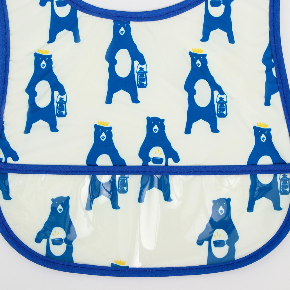 5525476 Нагрудник детский непромокаемый, с карманом «Медведи»