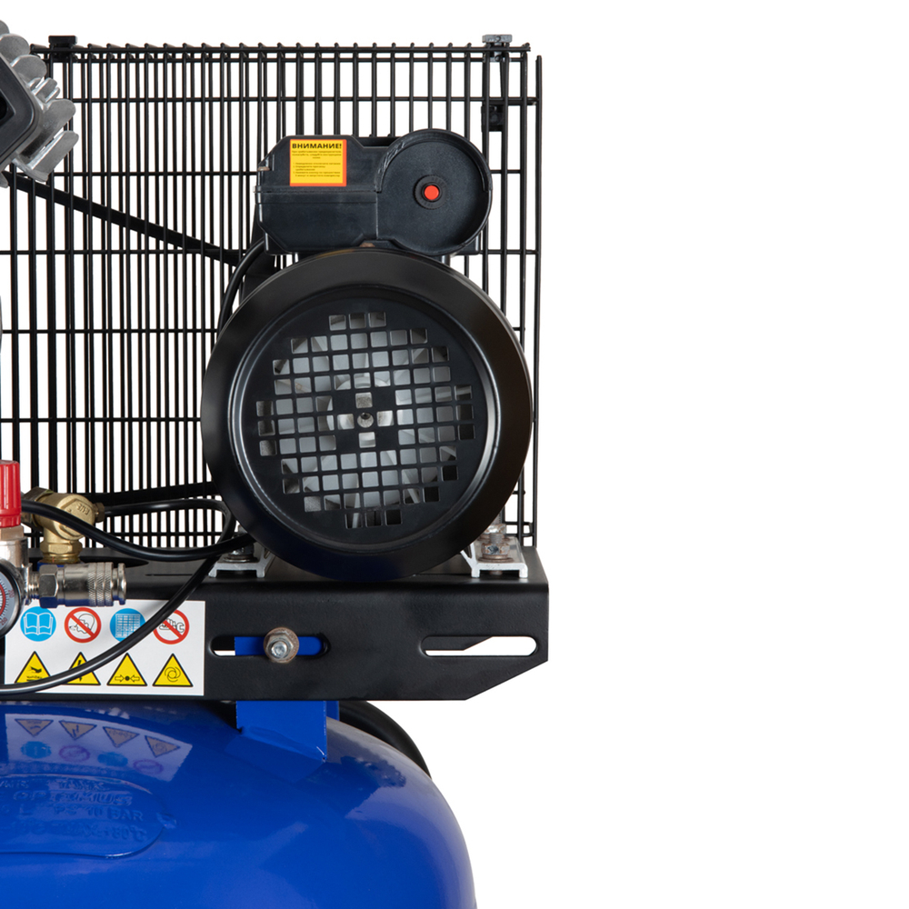 OPT-301042A Компрессор поршневой вертикальный, 420 л/мин, 2.2 КВт, 220 В, ресивер 100 л