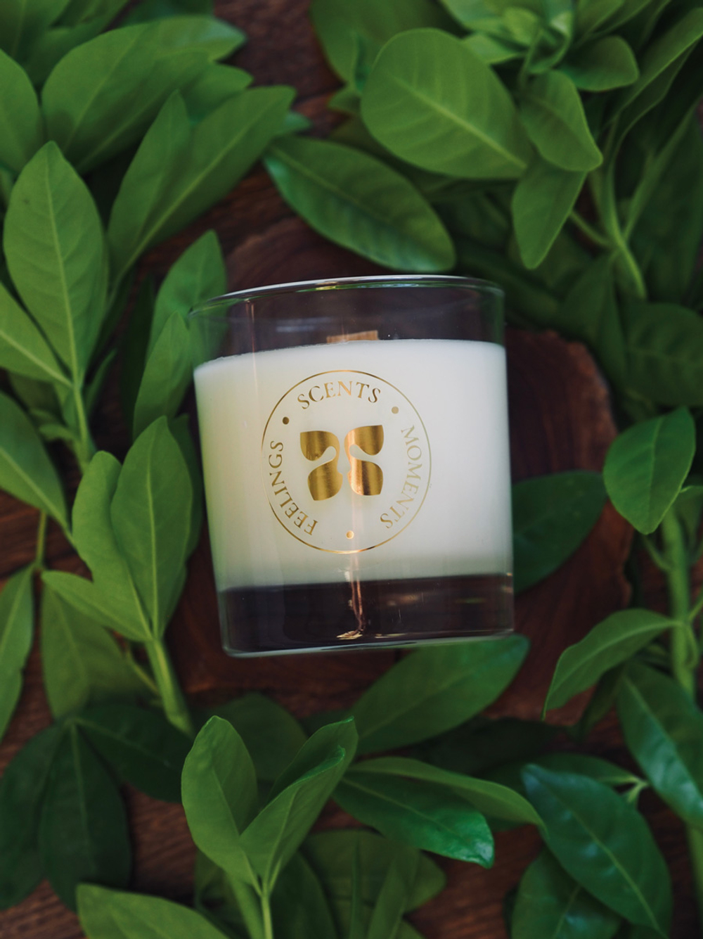 Свеча в стеклянном стакане 320 мл, «Лемонграссовый туман»