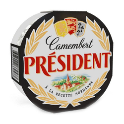 Сыр Камамбер мягкий с белой плесенью «President» 45% - 125 г