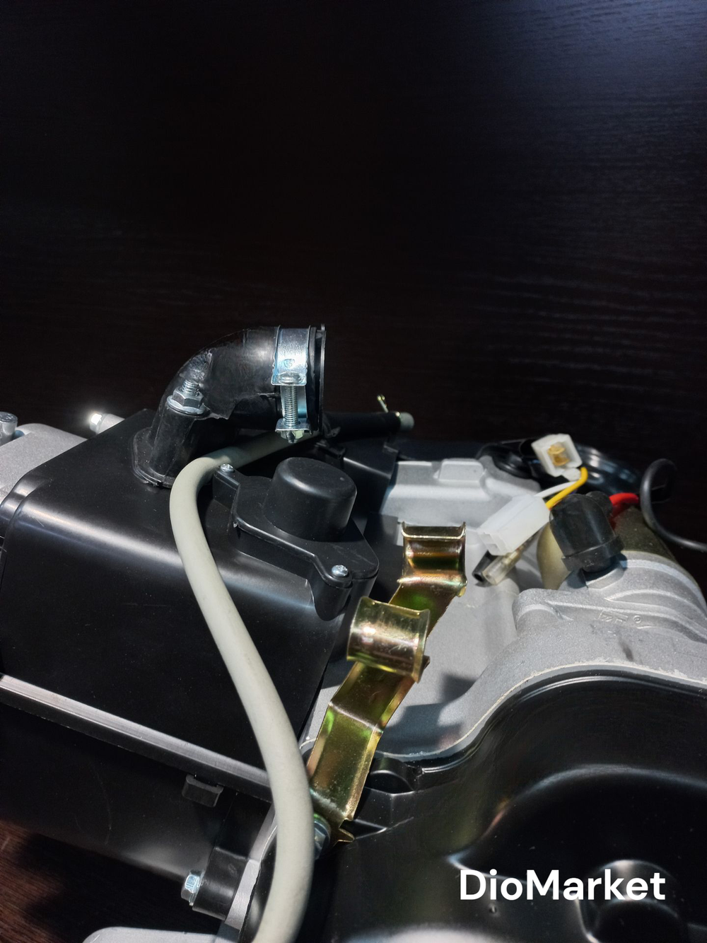 Двигатель 139QMB 80 кубов 4-тактный воздушный, под 12е колесо для китайских скутеров