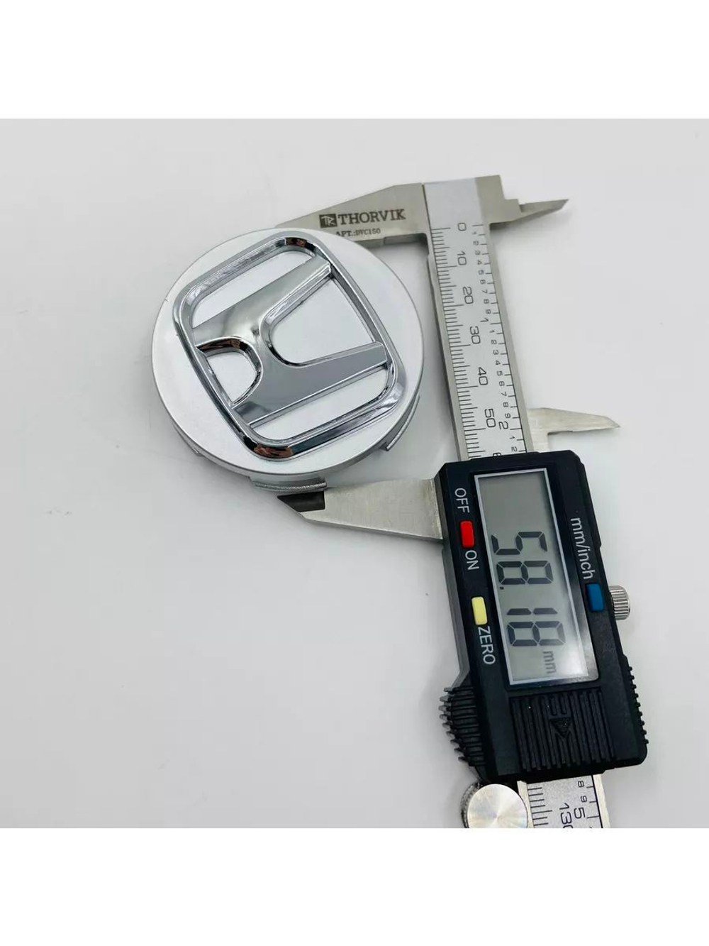 Колпачки заглушки на литые диски с эмблемой Honda 58 мм 4 шт