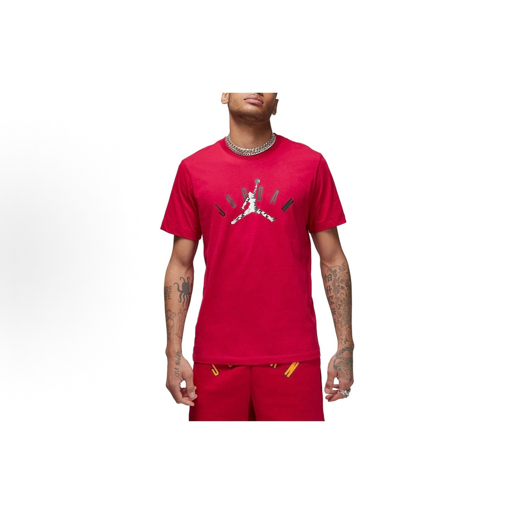 Футболка Air Jordan Flight MVP Logo, красн.