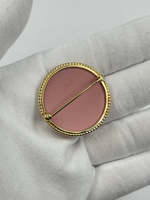 Брошь Wedgwood розовая