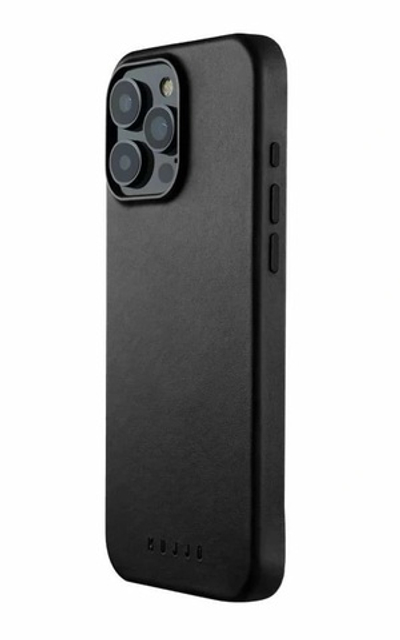 Накладка Mujjo Leather Case With MagSafe Compatible для iPhone 16 Pro Max, Black (MUJJOCL055BK)