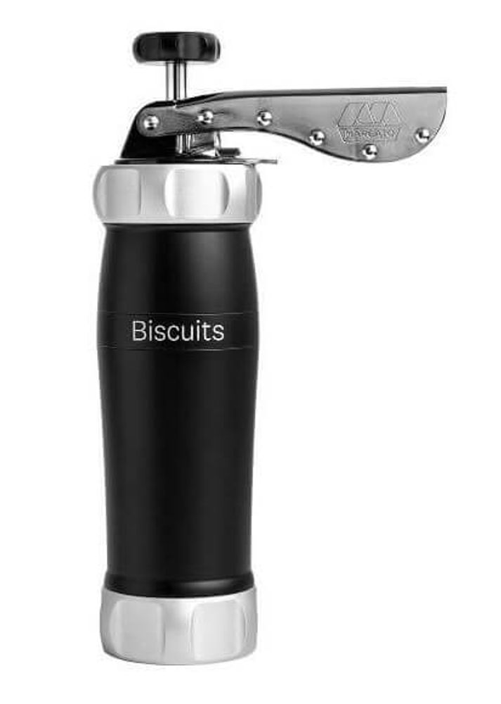 Marcato Biscuits черный - пресс для печенья с дозатором, фото