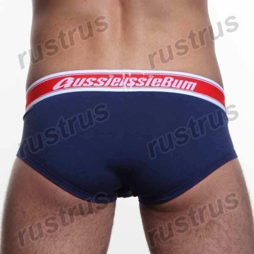 Мужские трусы брифы синие Aussiebum AB00131