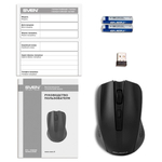 SVEN Беспроводная мышь RX-400W чёрная (3+1кл. 600/1000/1400DPI, блист)