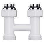 Узел нижнего подключения Royal Thermo Design прямой 1/2quot;х3/4quot; EK (белый)