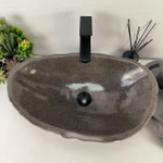 Раковина из речного камня RS-64884 50*37*16 0857