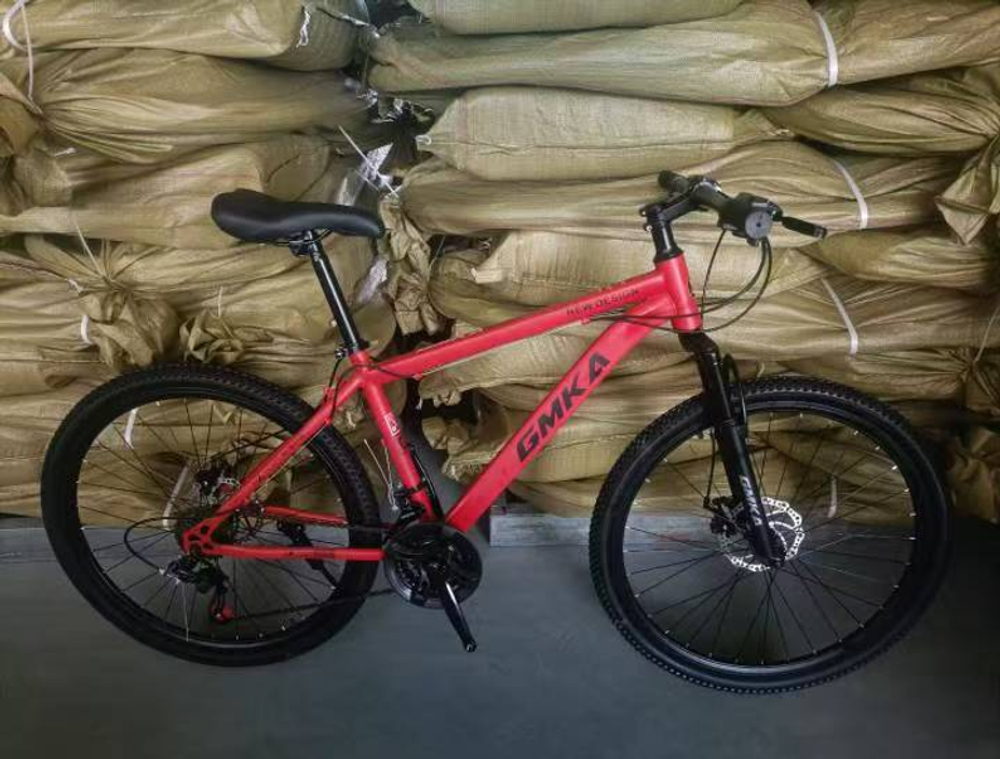 Велосипед GMKA 26" 21скор (стальная рама, дисковые тормоза) Красный (GM26-2)
