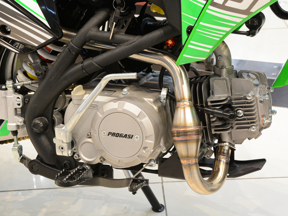 Питбайк PROGASI SMART 5 MINI 125CC GREEN 14/12 (Полуавтоматическая КПП)