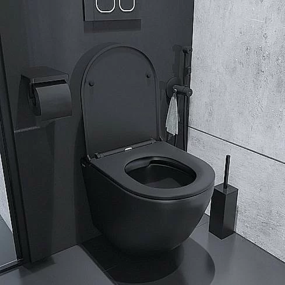 Унитаз подвесной IDDIS Blanco BLAR3BMi25 безободковый, с крышкой микролифт