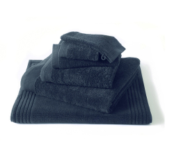 Полотенце 55x110 Blanc des Vosges Uni Bleu Corinthe темно-синее