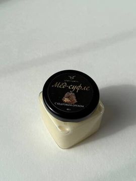 Мёд-суфле УтроЗдесь, с кедровым орехом